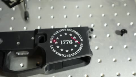 30 Watt Laser Engraving AR 15 Lower With Lightburn