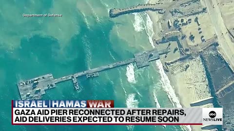 U.S. weapons used in Israeli airstrikes, plus U.S. military officials repair damaged pier for aid