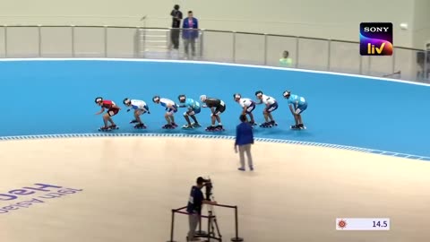 🛼Roller Skating _ Men_s 1️⃣0️⃣0️⃣0️⃣m Sprint _ Highlights _ 🛼Hangzhou 2022 Asian Games👍