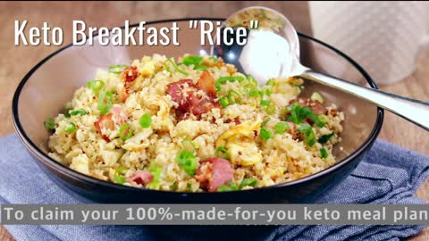 Wanna Lose Weight by Eating Breakfast Rice? (KETO DIET)