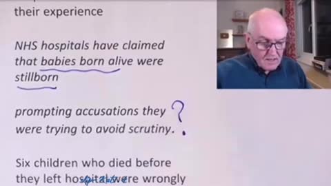 Dr John Campbell: NHS lying about babies’ death