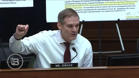 Rep Jim Jordan just exposed Fauci yet again on the plandemic genocide.