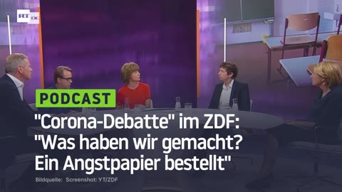 "Corona-Debatte" im ZDF: "Was haben wir gemacht? Ein Angstpapier bestellt"