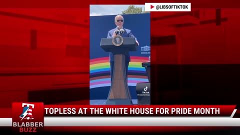 Topless At The White House For Pride Month