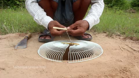 Creative Unique Quick Bird Trap - Amazing Pigeon Trap Using Electric Fan Cover