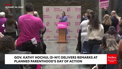 Gov. Kathy Hochul Delivers Remarks At Planned Parenthood's Day Of Action