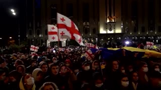 Thousands rally in Georgia in support of Ukraine