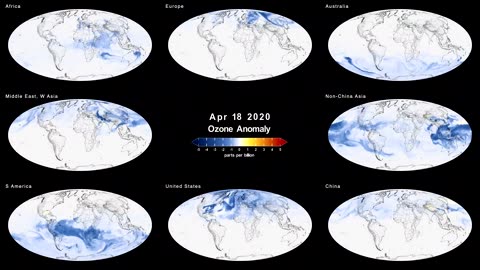 Unveiling the Pandemic Pause: NASA's Atmospheric Surveillance of COVID-19