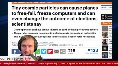 Election Fraud Solved - Tiny Cosmic Particles are Responsible w Apollo