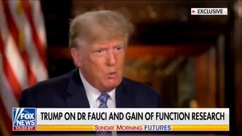 NEW - Trump Why he didn't fire Fauci