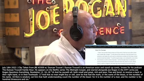 CBDCs | Why Did Joe Rogan Read Revelation Chapter 13? "CBDCs, What Are They Going to Look Like? It Was Around This Large And Will Be Implanted Under Your Skin." - Professor Richard Werner