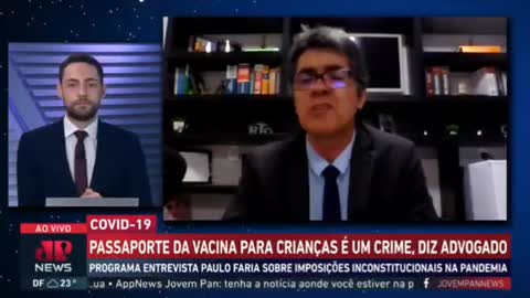 Paulo Faria explica sobre a ilegalidade do Passaporte Sanitário