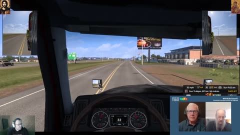 American Trucking Simulator / The Fire of the Divine Presence with Archbishop Alexander Golitzin