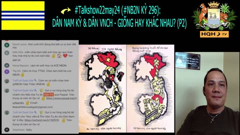 Talkshow22may24 (#NB2N KỲ 296): DÂN NAM KỲ & DÂN VNCH - GIỐNG HAY KHÁC NHAU? (P2)