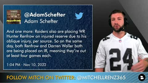 Raiders put 2 players on IR & a LB retires