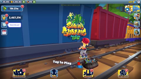 SUBWAY SURFERS GAMEPLAY PC HD 2023 - RIO - TRICKY MAPLE LEAF BOARD