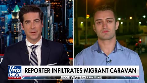 REPORTER INFILTRATES MIGRANT NEW CARAVAN ON IT'S WAY HERE.