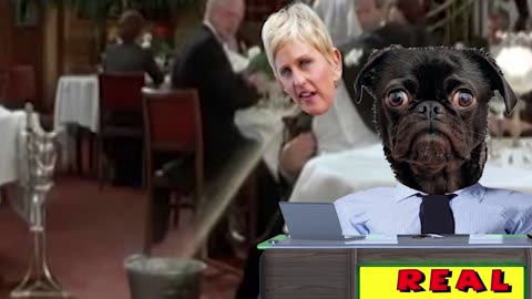 ELLEN EXPLODES AT RESTUARANT