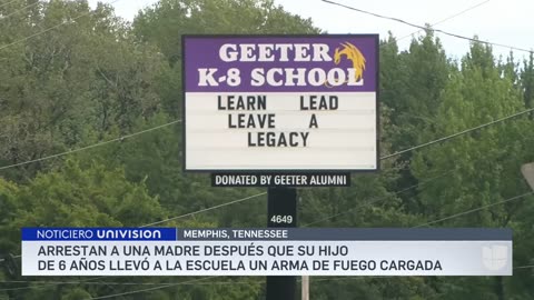 Niño de 6 años lleva un arma cargada a una escuela: su mamá enfrenta cargos por negligencia infantil