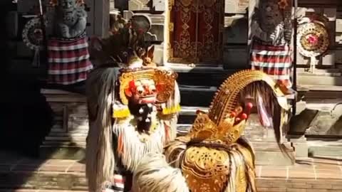 Balinese barong dance.