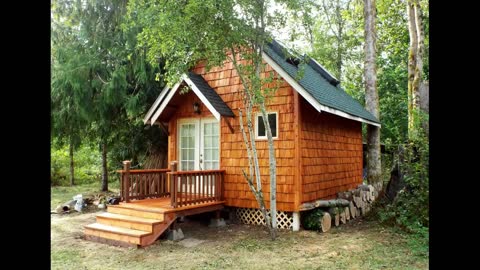 homemade cedar siding for my cabin using a log splitter