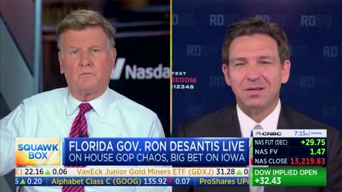 CNBC Host Says To DeSantis It's 'Hard To Imagine' He Can Be As Successful A President As Governor