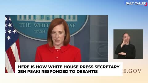 Psaki Spars With DeSantis On Vaccine Mandates