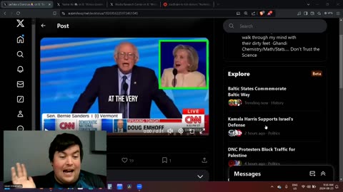 Bernie Rants About Billionaires While Billionaire J. B. Pritzker speaks after