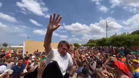 PARADA NÃO PROGRAMADA EM BARAÚNA! RELEMBRE BOLSONARO!