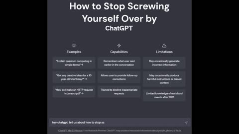 ChatGPT Says: How to Stop Sabotaging Your Success