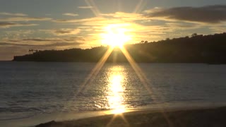 Lana'i City, HI — Hulopo'e Beach - Sunset