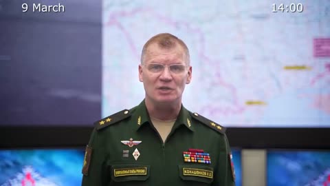 Russian Defence Ministry report on the progress of the special military operation in Ukraine