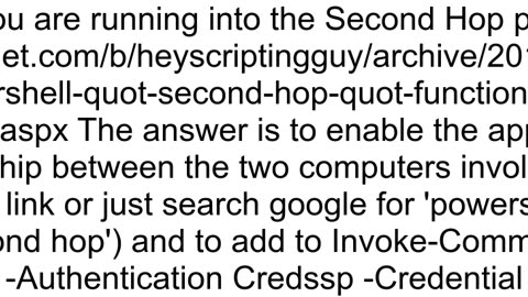 Howto use psexec via powershell invokecommand on a remote computer invalid handle
