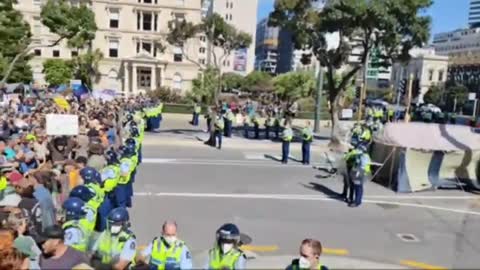 🇳🇿 NEW ZEALAND 🇳🇿 TODAY 24-02-2022 PEACE & LOVE WELLINGTON NZ FREEDOM PROTEST