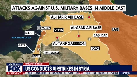 U.S. airstrike in Syria: Biden orders attack on Iranian-backed groups