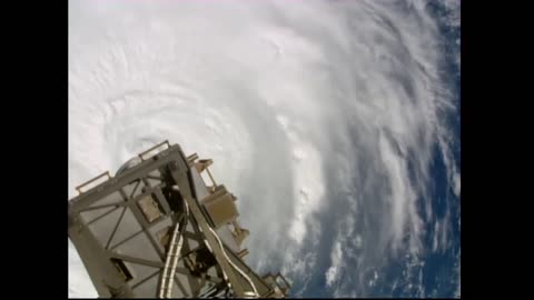 HURRICANE FRANKLIN IS SEEN FROM THE INTERNATIONAL SPACE STATION