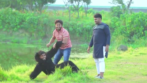 Gorilla Attack Prank _ Scary Fake Gorilla Prank on Public (Part 6) _ 4 Minute Fun