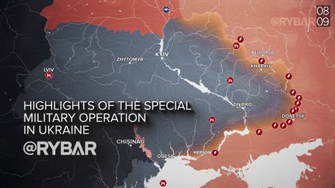 ❗️🇷🇺🇺🇦🎞 RYBAR HIGHLIGHTS OF THE RUSSIAN MILITARY OPERATION IN UKRAINE ON Sep.2-8, 2024