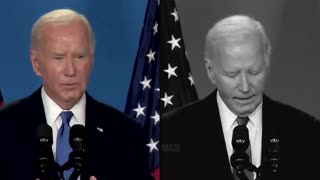 Within one minute, Biden says he is not willing but also is willing to talk with Putin