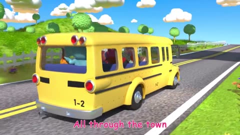 Wheels on the Bus | @CoComelon Nursery Rhymes & Kids Songs