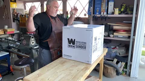 Wen Oscillating Belt Sander unboxing