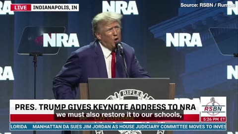 Trump: School Shootings Are a "Spiritual Problem", Not a Gun Problem