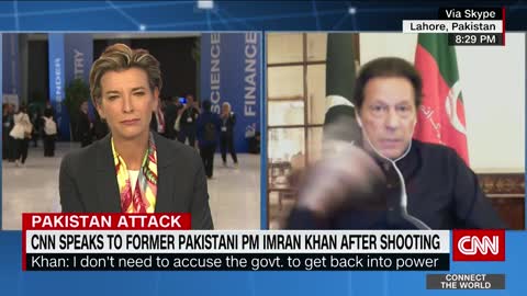 CNN anchor presses Imran Khan to provide evidence of government involvement in shooting