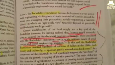 Transhumanism and Rockefeller.