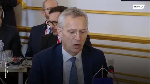 NATO’s Jens Stoltenberg Reacts to Kakhovka Dam Attack During B9 Summit in Bratislava