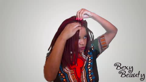 Pre-made Yarn Faux Locs Crochet Braids | Gorgeous DIY Protective Style | Red Yarn Locs Bob