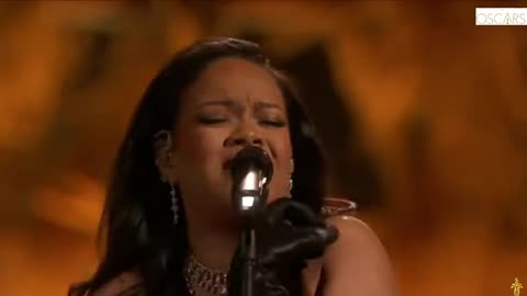 Rihanna ( Lift Me Up ) song performance in OSCAR