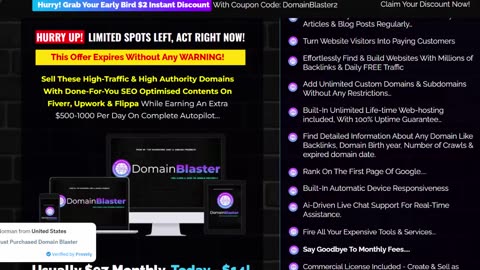 Domain Blaster Review - High-traffic Expired Domains Finder