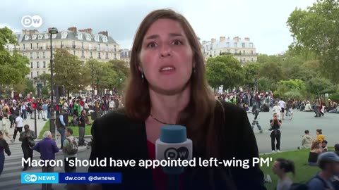 Tens of thousands rally after French President Macron picks a center-right Prime Minister | DW News