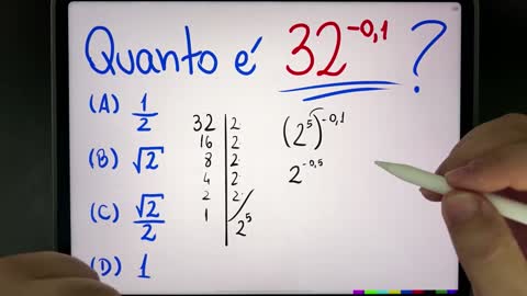 🤯 MATEMÁTICA BÁSICA DESBUGADA - Potenciação com Expoente Decimal e Negativo que NINGUÉM SABE!